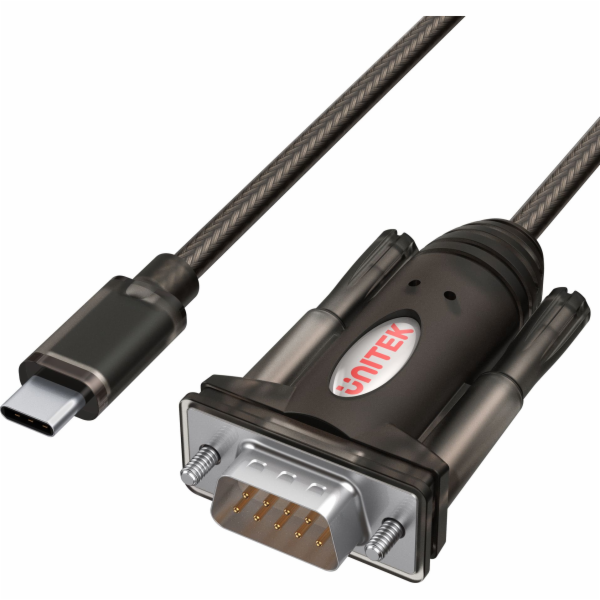 UNITEK Y-1105K sériový kabel Černá 1,5 m DB-9