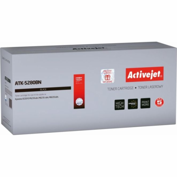 Activejet Tonerová kazeta ATK-5280BN (náhradní kazeta Kyo...