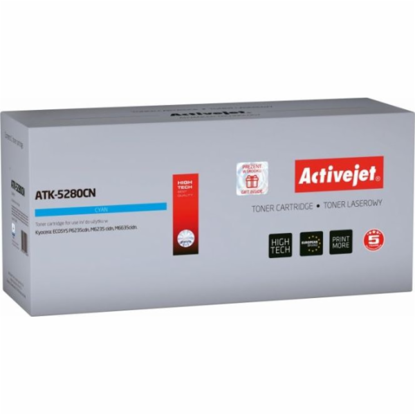 Activejet Tonerová kazeta ATK-5280CN (náhradní kazeta Kyo...