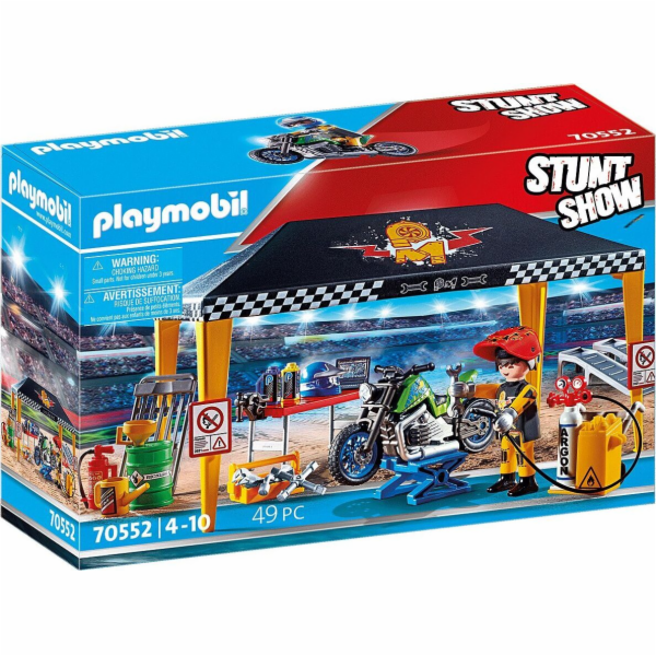 Playmobil 70552 Kaskadérská show Servisní stan
