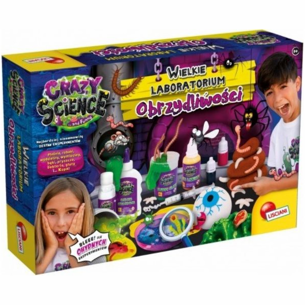 Lisciani Science kit Crazy Science Lab of Abominations