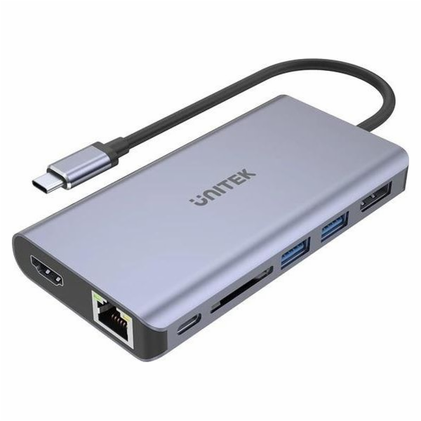 UNITEK uHUB S7 USB 3.2 Gen 1 (3.1 Gen 1) Type-C Grey