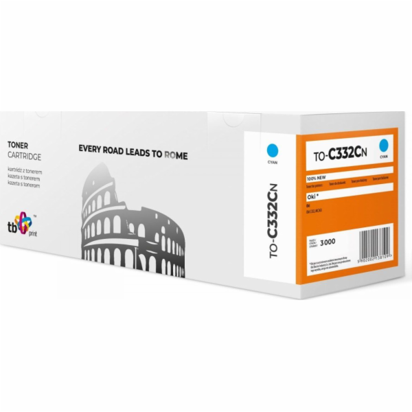 TB OKI C332 TO-C332CN CY TO-C332CN Toner TB kompatibilní ...