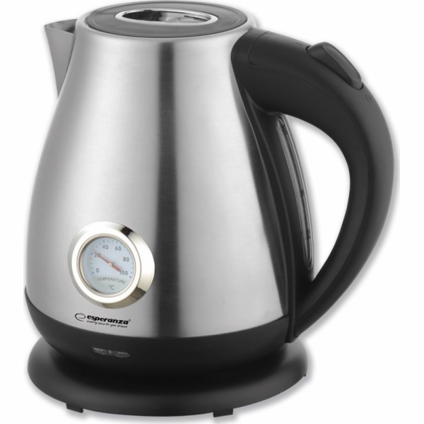 Esperanza EKK029 elektrická konvice 1,7 l 2200 W Černá, Ocel