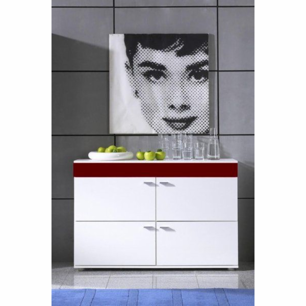 Cama KLOGOII BI/BORD skřínka do obývacího pokoje 4 dveře/...