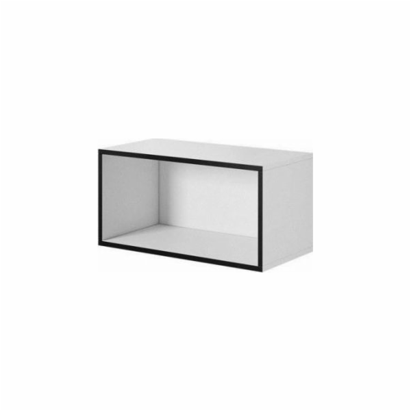Cama otevřená úložná skříň ROCO RO4 75/37/37 bílá/černá