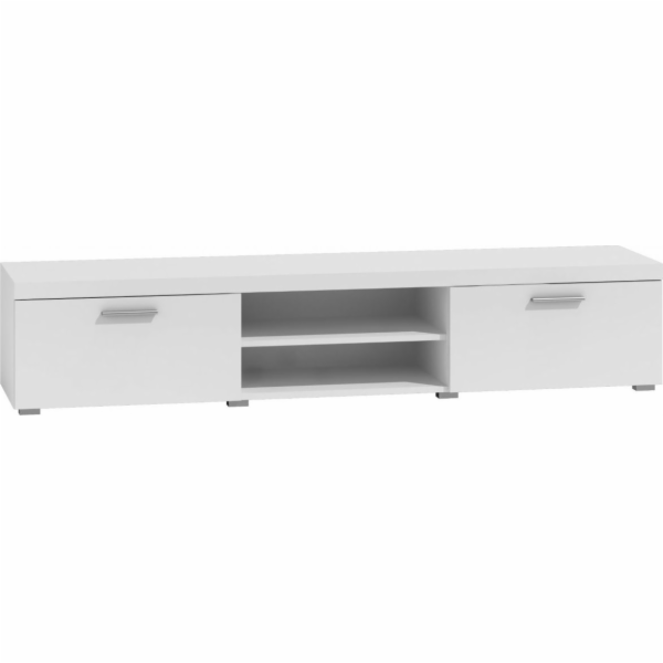 Cama TV stolek 200 SAMBA bílá/bílý lesk