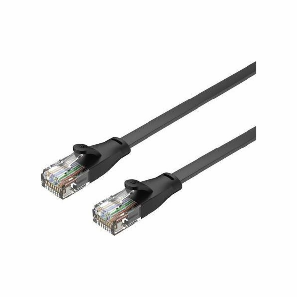 UNITEK C1809GBK Ethernet Cable FLAT UTP Ethernet Cat.6 1m