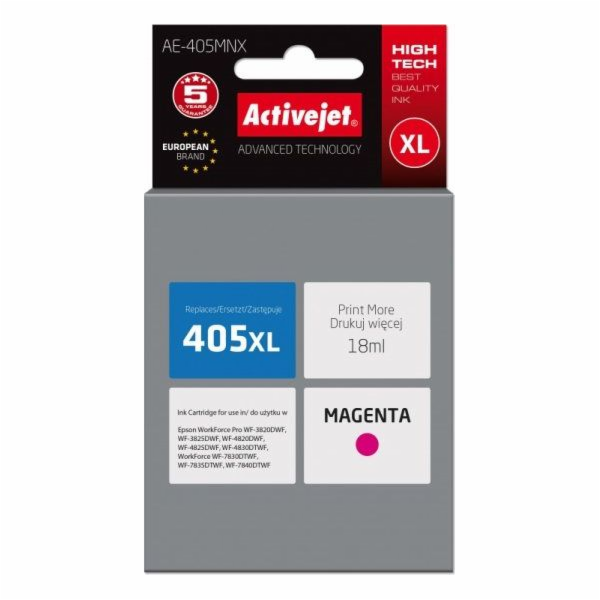 Activejet Inkoust AE-405MNX (náhradní inkoust Epson 405XL...