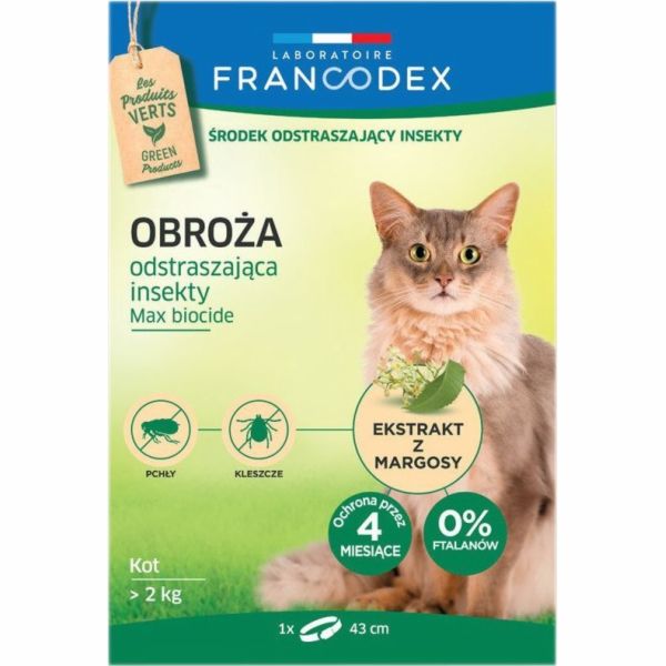 FRANCODEX FR179170 dog/cat collar Flea & tick collar