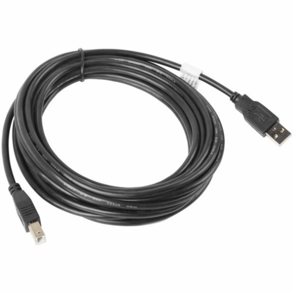 Lanberg 2.0 AM-BM 5M USB kabel (CA-USBA-10CC-0050-BK)