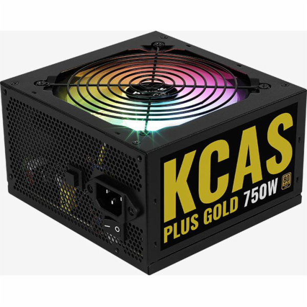 Zdroj Aerocool KCAS Plus Gold 750W (AEROPGSKCAS+RGB750-G)
