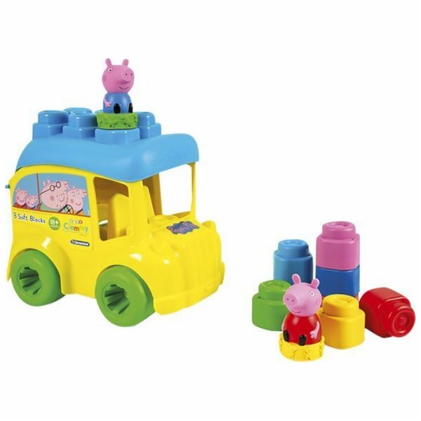 Clementoni Clemmy Bucket Peppa Pig školní autobus (17248)