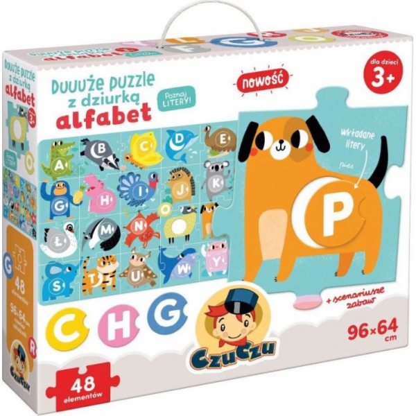 Czuczu Czu Czu Velké puzzle s dírou.Abeceda