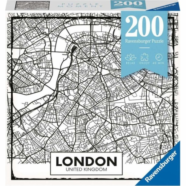 Ravensburger Puzzle 200 Moment: Mapa Londýna 129638