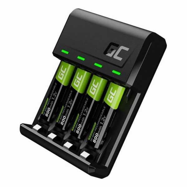 Nabíječka Green Cell GC VitalCharger a 4x AAA / HR03 800m...