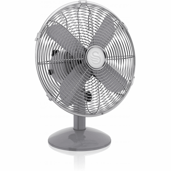 Ventilátor Swan Retro SFA12620GRN, šedý