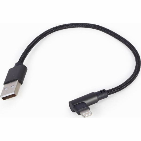 Gembird kábel nabíjací Lightning 8-pin (M) 90° na USB 2.0...