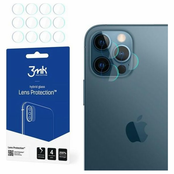 3MK Lens Protect Objektiv fotoaparátu iPhone 12 Pro 4ks.