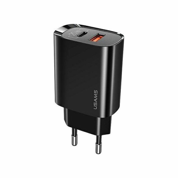 Usams nabíječka USAMS Load. síť. 1xUSB-C + 1xUSB T35 20W ...