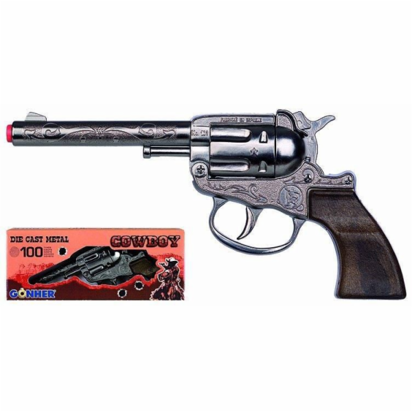 Gonher Metal Cowboy Revolver 8 ran - 239842