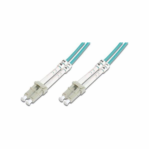 DIGITUS Fiber Optic Patch Cord, LC to LC, Multimode OM4 -...