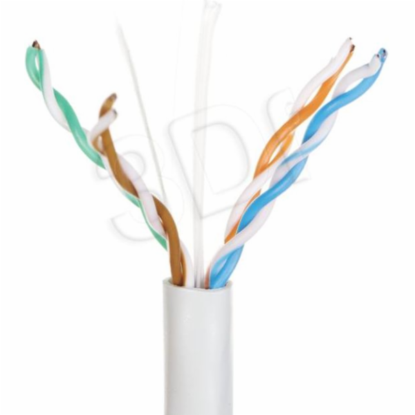 Alantec KIU6PVC305Q síťový kabel Světle šedá 305 m Cat6 U...