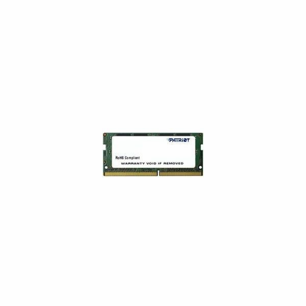 Paměť pro notebook Patriot SODIMM DDR4 8GB 2400MHz CL17 (...