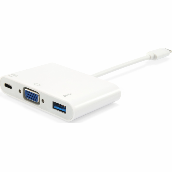 USB Equip Equip USB-C ST-> VGA-/USB-A-BU PD-ADAPTER 0,15 ...