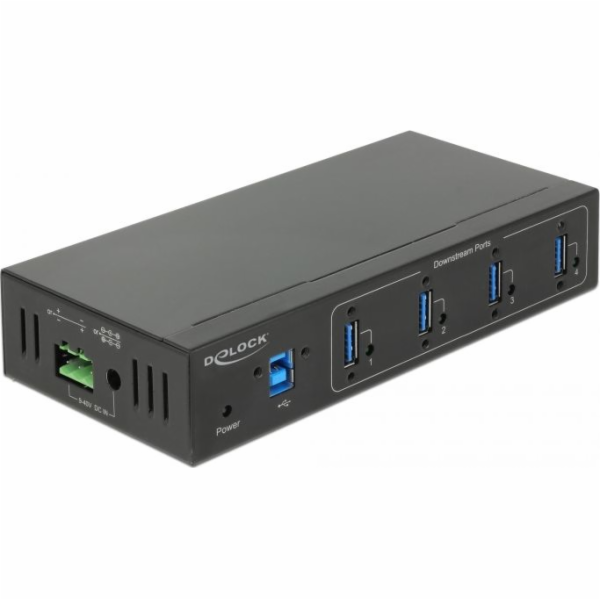 Delock Externer Industrie Hub 4 x USB 3.0 Typ-A, USB-Hub ...