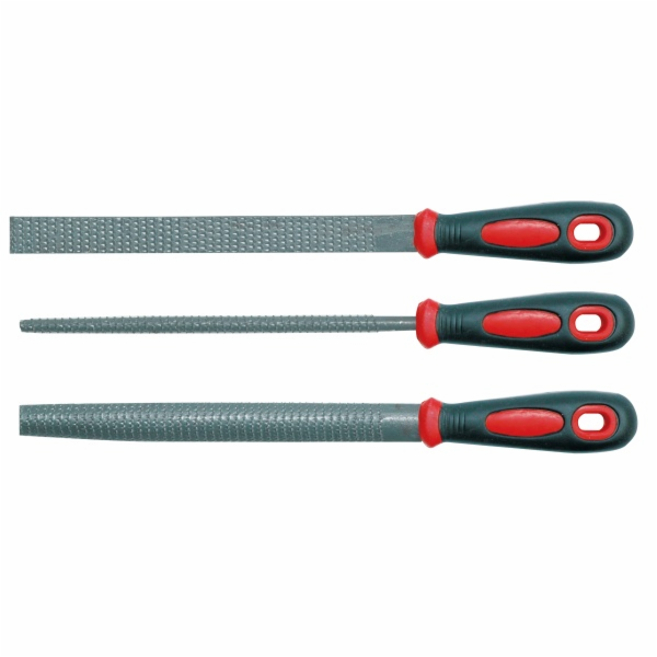 Sada rašplí na dřevo 200 mm 3ks TOYA