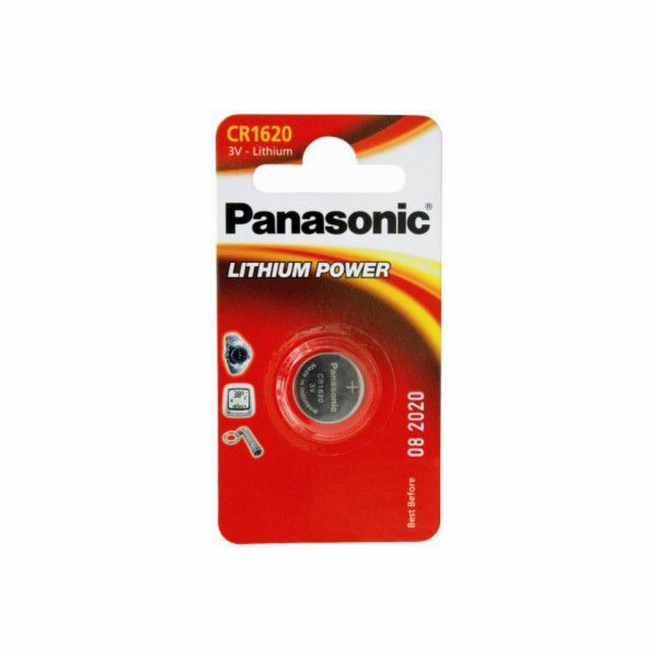 PANASONIC Lithiová baterie (knoflíková) CR-1620EL/1B  3V ...