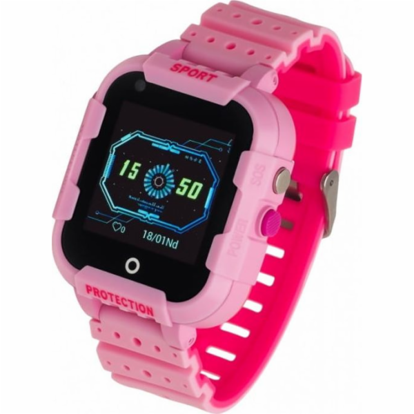 Dětské chytré hodinky Garett Electronics 4G růžové (59032...
