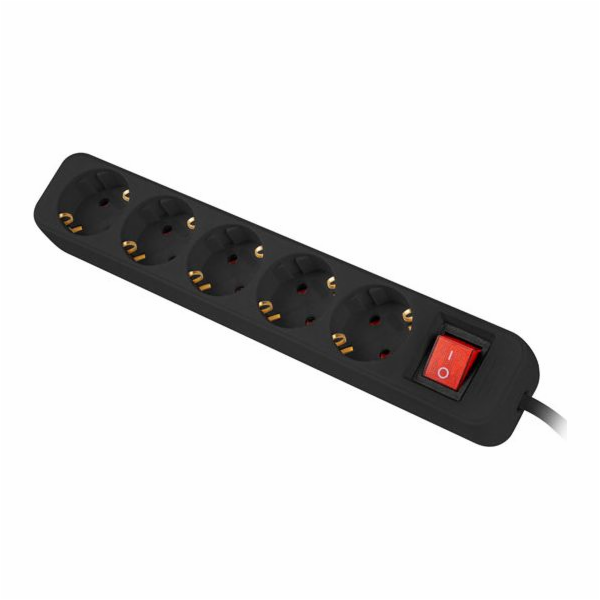 Lanberg napájecí lišta 5 zásuvek 1,5 m černá (PS1-05F-015...