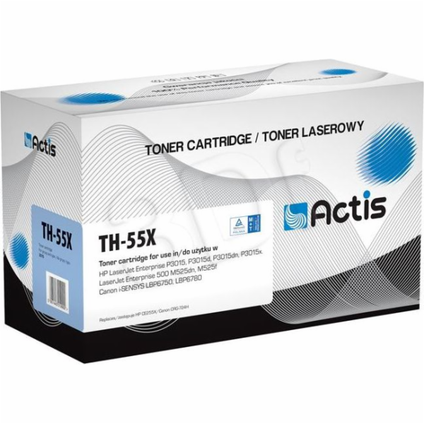 Actis Tonerová kazeta TH-55X (náhrada za HP 55X CE255X, C...