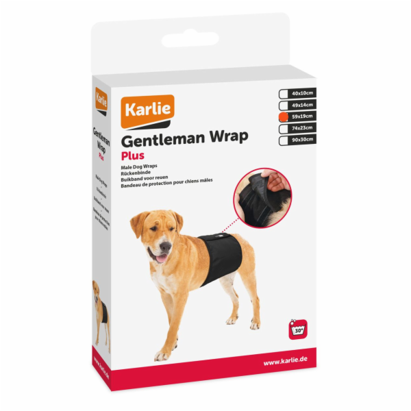 Karlie Inkontinenční kalhoty pro psy černé  59x19cm