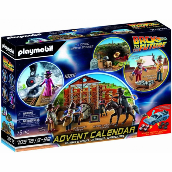 PLAYMOBIL® 70576 Adventní kalendář Back To The Future III