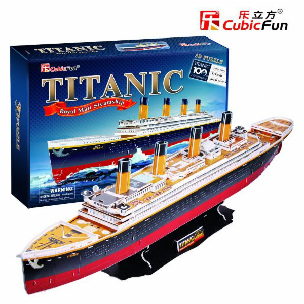 CubicFun - Puzzle 3D Titanic - 113 dílků