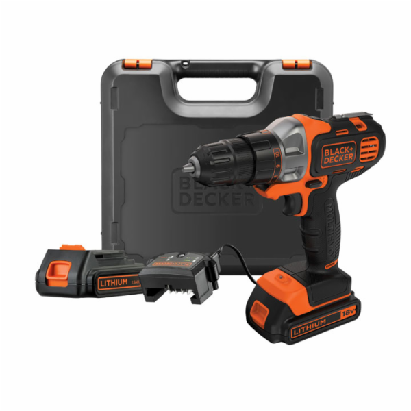 Black & Decker MT218KB drill 800 RPM Black Orange 1.46 kg