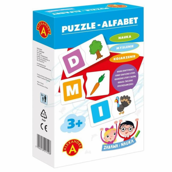 Alexander Puzzle Alphabet – Zábava a věda (1828)