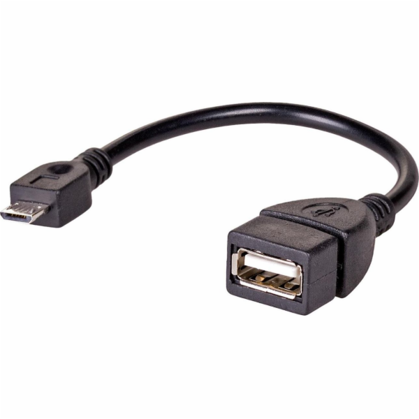 Akyga microUSB – USB adaptér černý (AK-AD-09)