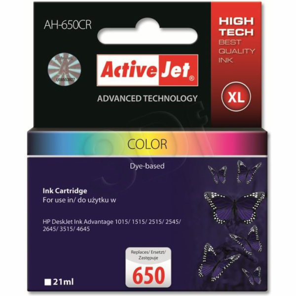 ActiveJet Ink cartridge HP CZ102 Premium Col  AH-650CR   ...