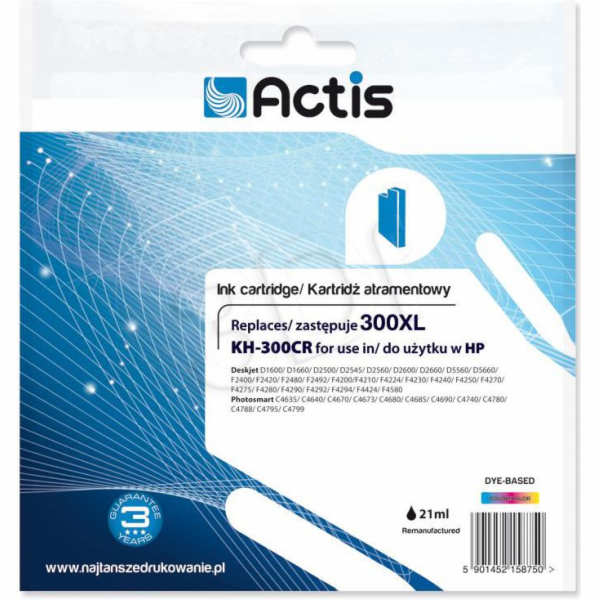 Actis KH-300CR Inkoust (náhrada za HP 300XL CC644EE; stan...