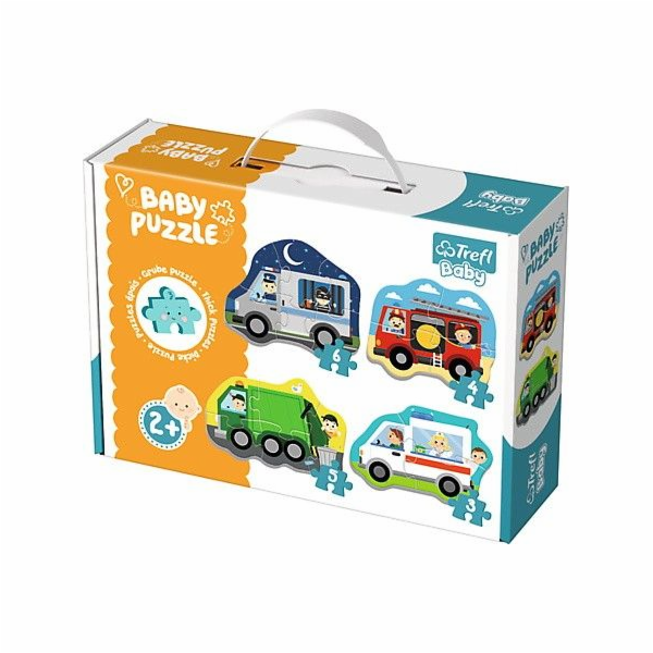 Trefl Puzzle Baby Classic, Vozidla a soutěže