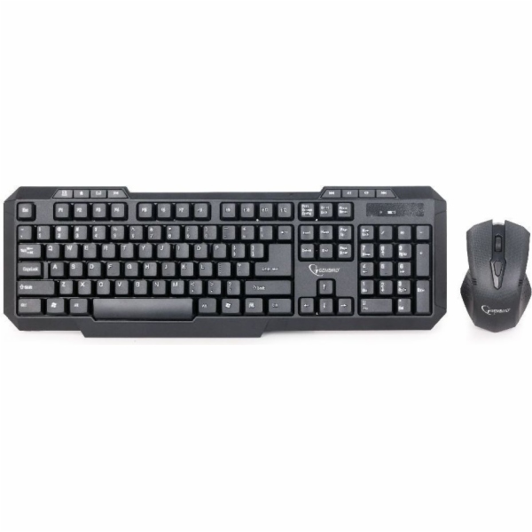 Gembird KBS-WM-02 keyboard Mouse included RF Wireless QWE...