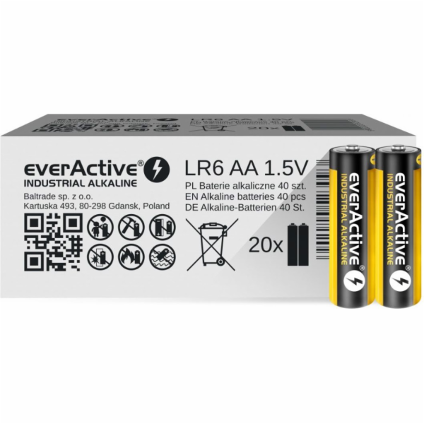 Baterie LR6 / AA 40 ks.