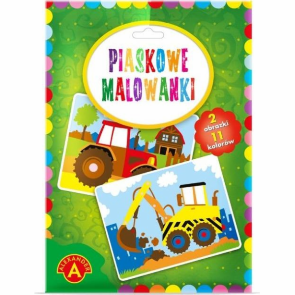 Alexander Sand omalovánky - bagr a traktor
