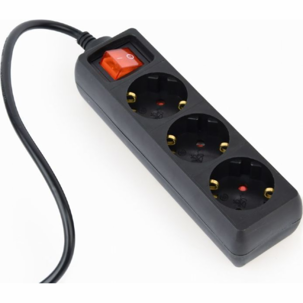 Gembird EG-PSU3-01 power extension 0.6 m 3 AC outlet(s) I...
