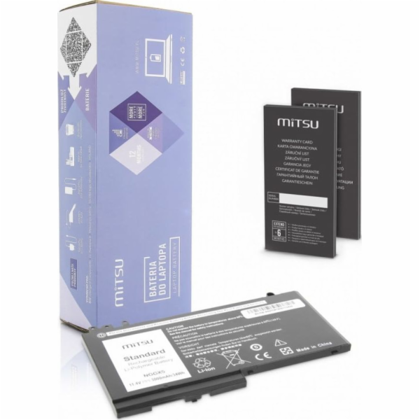 Baterie Mitsu Baterie Mitsu pro notebooky Dell Latitude E...