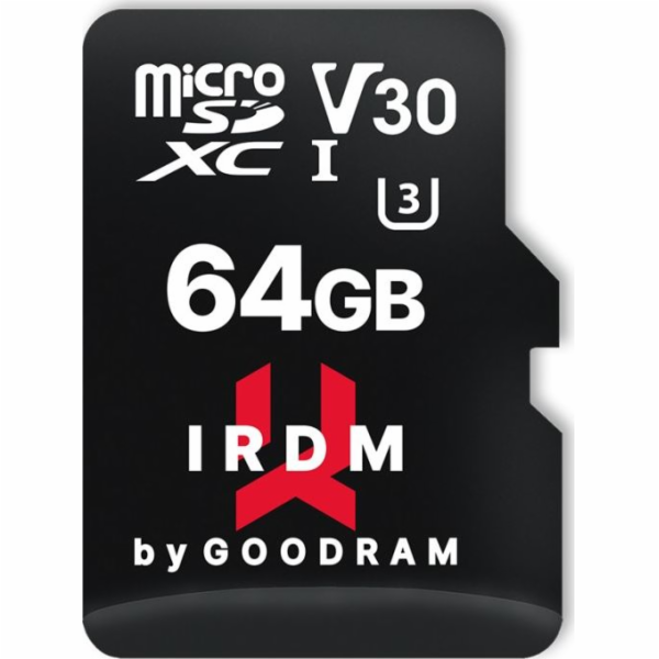 GOODRAM microSDXC karta 64GB IRDM (R:100/W:70 MB/s), UHS-...
